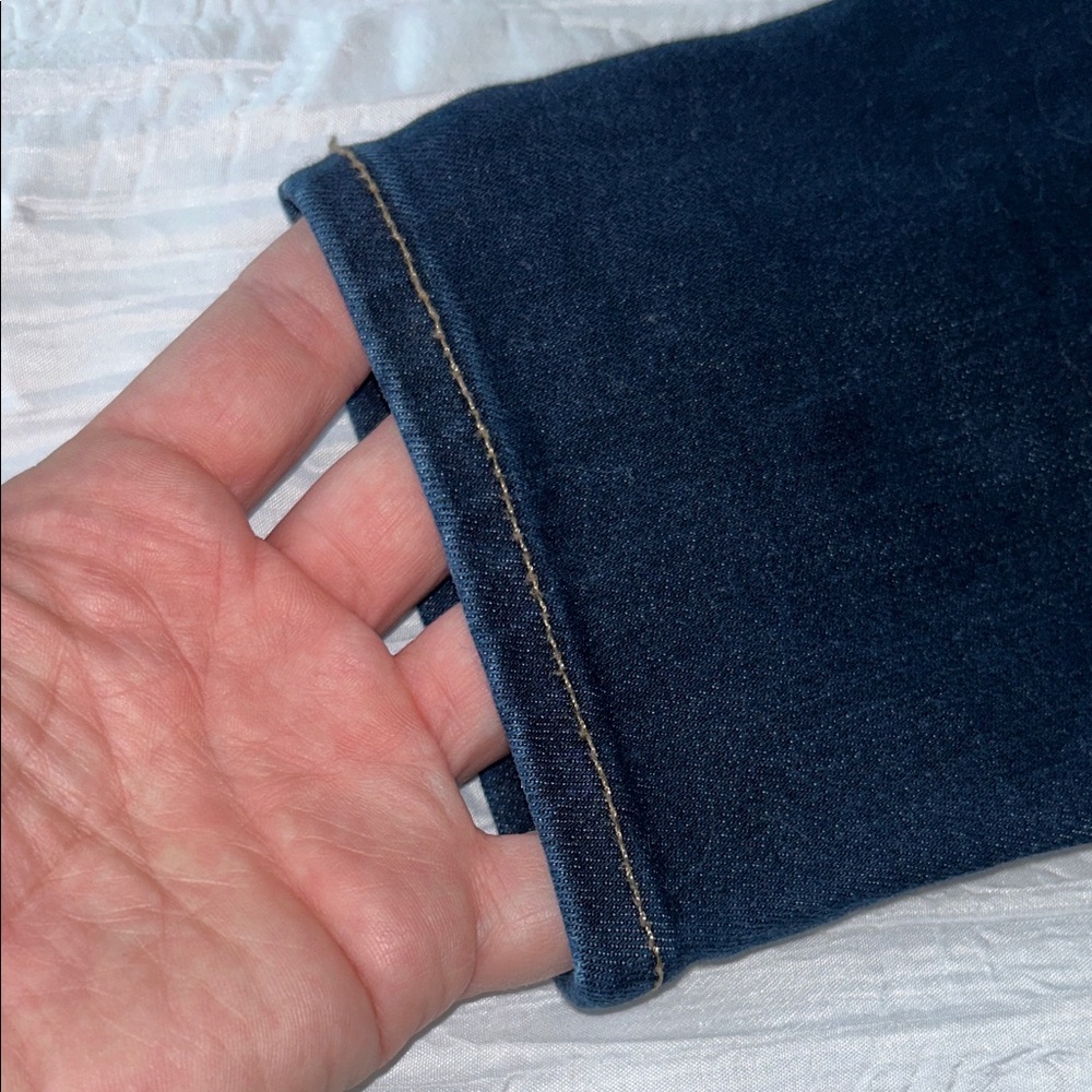 Jcrew size 10 30 Dark wash 10" high rise toothpick stretch Blue Jeans - Picture 9 of 12